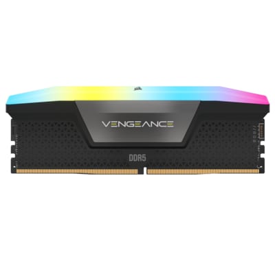 32GB (2x16GB) CORSAIR VENGEANCE RGB DDR5-5200 RAM CL40 Arbeitsspeicher Kit von Corsair