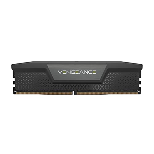 Corsair VENGEANCE DDR5 RAM 192GB (4x48GB) 5200MHz CL38 Intel XMP iCUE Kompatibel Computer Speicher - Schwarz (CMK192GX5M4B5200C38) von Corsair