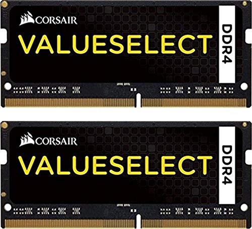 Corsair Value Select SODIMM 16GB (2x8GB) DDR4 2133MHz C15 Speicher für Laptop/Notebooks - Schwarz von Corsair