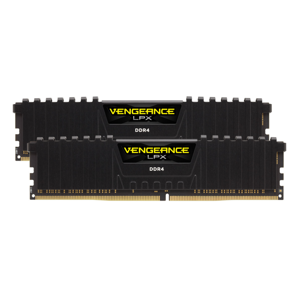 Corsair Vengeance LPX Schwarz 16GB Kit (2x8GB) DDR4-2666 CL16 DIMM Arbeitsspeicher, optimiert für AMD von Corsair