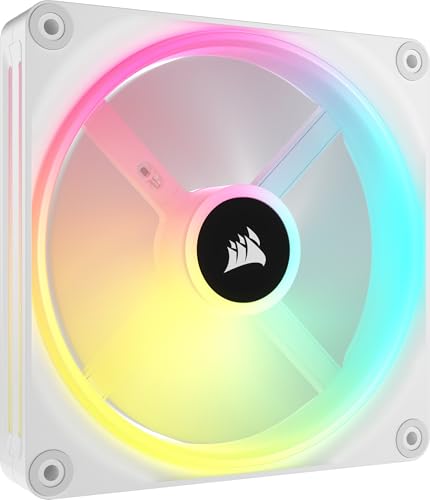 Corsair iCUE LINK QX140 RGB 140mm Magnetic Dome RGB Lüfter - Weiß von Corsair