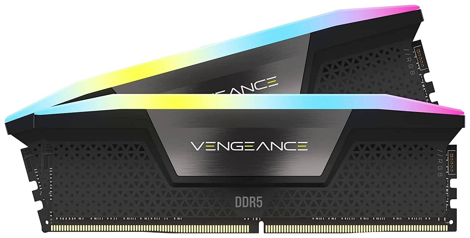 DDR5  32GB PC 5200 CL40 CORSAIR KIT (2x16GB) VENGEANCE RGB B retail von Corsair