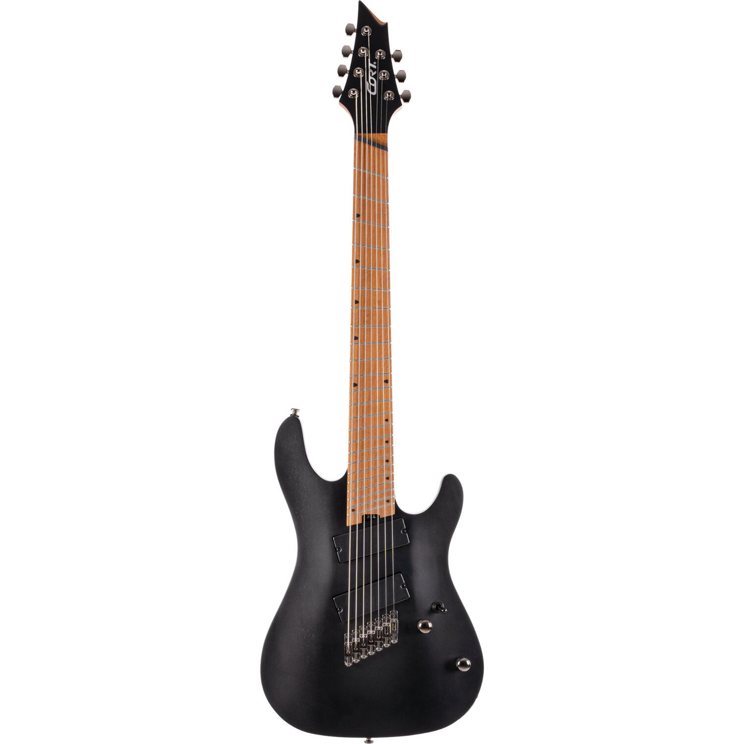 Cort KX307MS Multi Scale Open Pore Black 7-String Electric Guitar von Cort