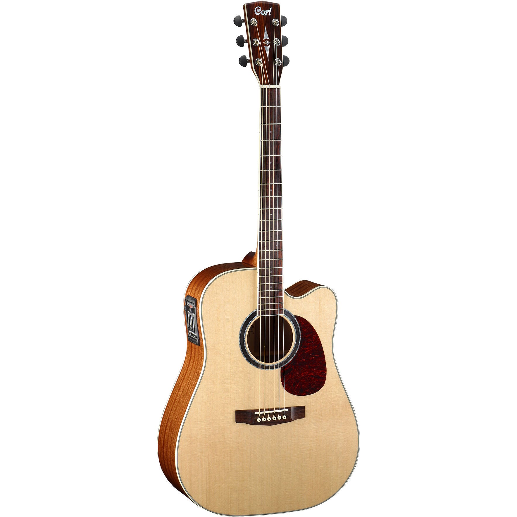 Cort MR730FX Natural Glossy Electro-Acoustic Guitar von Cort