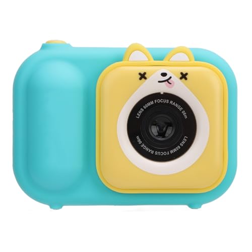 Digitalkamera, Spielzeugkamera für, 48 MP, Doppelobjektiv, Integrierter 600-mAh-Akku, Leichtes Farb-Erscheinungsbild, 2,4-Zoll-LCD-Bildschirm für Zuhause (Typ 2) von Cosiki