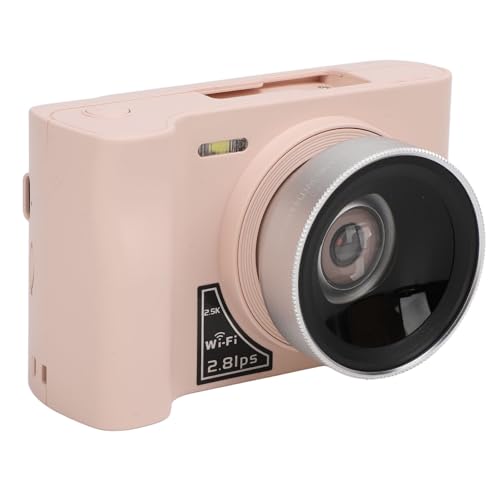 WiFi-Digitalkamera, 16-facher Digitalzoom-Digitalkamera für Reisen (PINK) von Cosiki