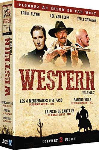 Coffret western, vol. 2 3 films : les 4 mercenaires d'el paso ; pancho villa ; la piste de santa fé [FR Import] von Costand