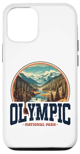 Hülle für iPhone 13 Pro Vintage-Plakat mit Sporttext zum Olympischen Nationalpark von Coto7