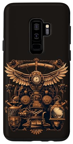 Hülle für Galaxy S9+ Steampunk-Ausrüstung und Flügel im Fantasy-Design von Cottagecore Goblincore and Fairycore Gifts