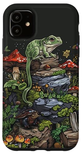 Hülle für iPhone 11 Goblincore Enchanted Forest – Skurriles Naturdesign von Cottagecore Goblincore and Fairycore Gifts