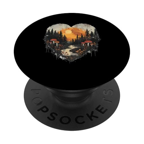 Cottagecore Ästhetisch Pilz Blume Goblincore PopSockets mit austauschbarem PopGrip von Cottagecore Zubehör Ästhetische Kleidung Damen