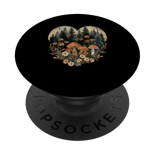 Cottagecore Ästhetisch Pilz Blume Goblincore PopSockets mit austauschbarem PopGrip von Cottagecore Zubehör Ästhetische Kleidung Damen