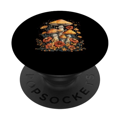 Cottagecore Ästhetisch Pilz Blume Goblincore PopSockets mit austauschbarem PopGrip von Cottagecore Zubehör Ästhetische Kleidung Damen