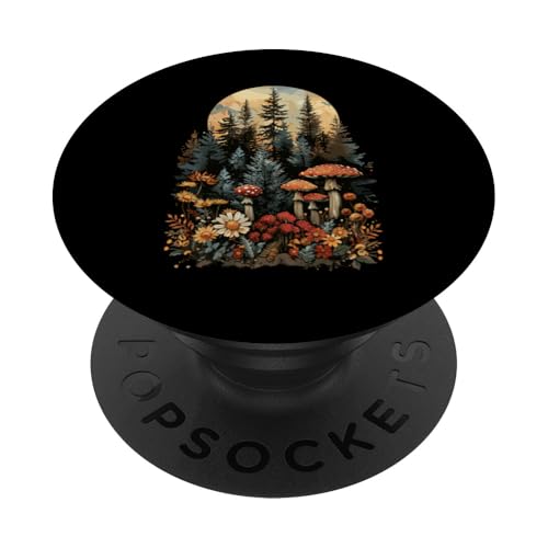 Cottagecore Ästhetisch Pilz Blume Goblincore PopSockets mit austauschbarem PopGrip von Cottagecore Zubehör Ästhetische Kleidung Damen