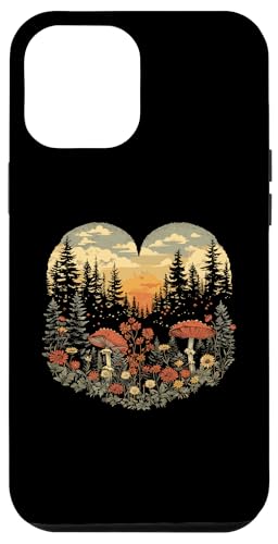 Hülle für iPhone 15 Pro Max Cottagecore Ästhetisch Pilz Blume Goblincore von Cottagecore Zubehör Ästhetische Kleidung Damen