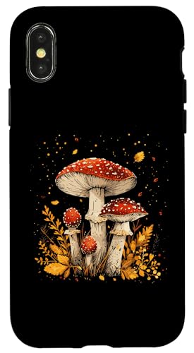 Hülle für iPhone X/XS Cottagecore Herbst Ästhetisch Pilz Goblincore von Cottagecore Zubehör Ästhetische Kleidung Damen