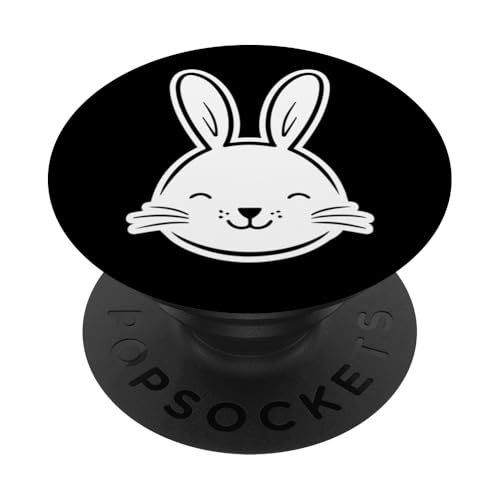 Hasen-Illustration PopSockets Klebender PopGrip von Cottontail Artworks