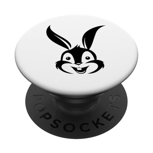 Hasen-Illustration PopSockets Klebender PopGrip von Cottontail Artworks