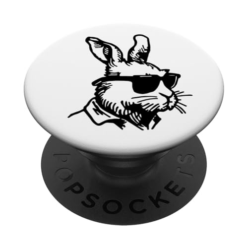 Hasen-Illustration PopSockets Klebender PopGrip von Cottontail Artworks