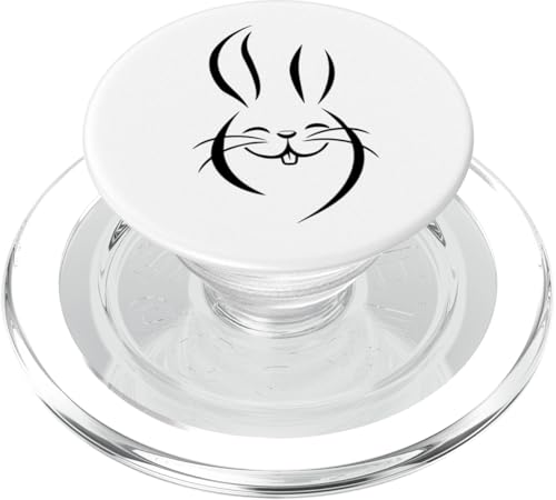 Hasen-Illustration PopSockets PopGrip für MagSafe von Cottontail Artworks