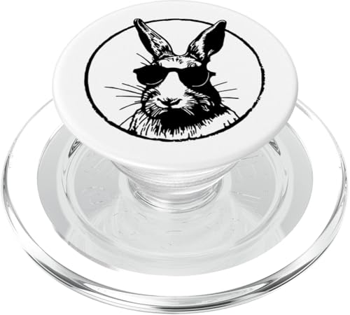 Hasen-Illustration PopSockets PopGrip für MagSafe von Cottontail Artworks