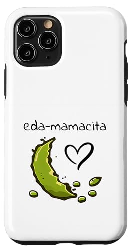 Hülle für iPhone 11 Pro Lustiger und niedlicher Eda-Mamacita japanischer Edamame veganer Feinschmecker von Couch Potaro