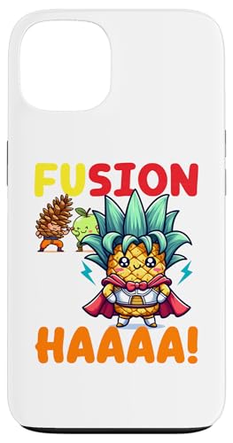 Hülle für iPhone 13 Lustiges japanisches Anime Fusion HAA! Ananas-Food-Liebhaber Geschenk von Couch Potaro