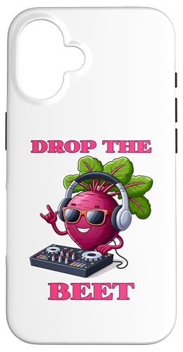 Hülle für iPhone 16 Lustiges "Drop the Beet"-Geschenk für Vegetarier, vegan, Lebensmittelliebhaber von Couch Potaro