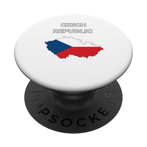 Design der Tschechischen Republik PopSockets Klebender PopGrip von Countries Of The World Designs