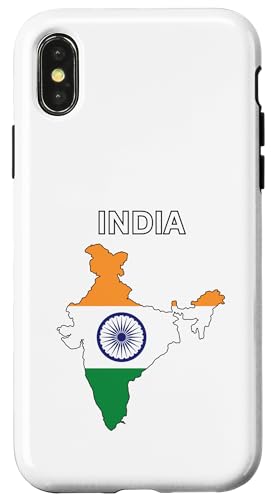 Hülle für iPhone X/XS Indien-Design von Countries Of The World Designs