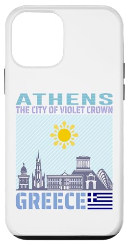 Hülle für iPhone 12 mini Athens City Griechenland Skyline Land Stadt Skyline Wahrzeichen von Country City Skyline Landmark Souvenirs