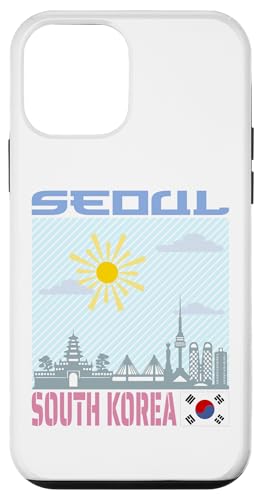 Hülle für iPhone 12 mini Seoul Südkorea Skyline - Land Stadt Skyline Wahrzeichen von Country City Skyline Landmark Souvenirs