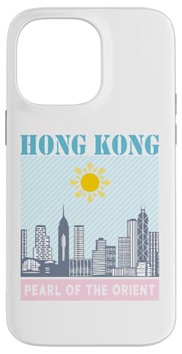 Hülle für iPhone 14 Pro Max Hongkong Skyline – Landstadt Skyline Wahrzeichen Souvenirs von Country City Skyline Landmark Souvenirs