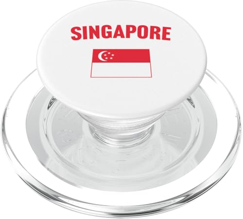 Flagge Singapur PopSockets PopGrip für MagSafe von Country Flags