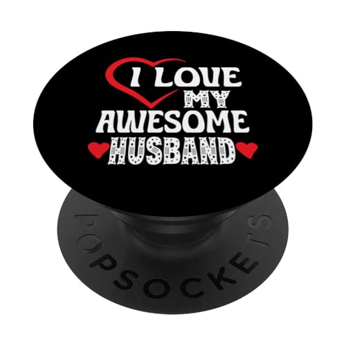 Ich liebe meinen tollen Ehemann, Paare, Valentinstag, Ehemann, Ehefrau PopSockets Klebender PopGrip von Couple Teez