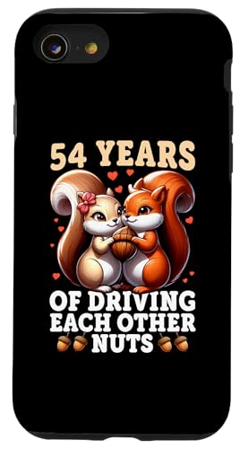 Hülle für iPhone SE (2020) / 7 / 8 54. Hochzeitstag - 54 Jahre Ehe lustiges Paar von Couple Wedding Anniversary Funny Tees