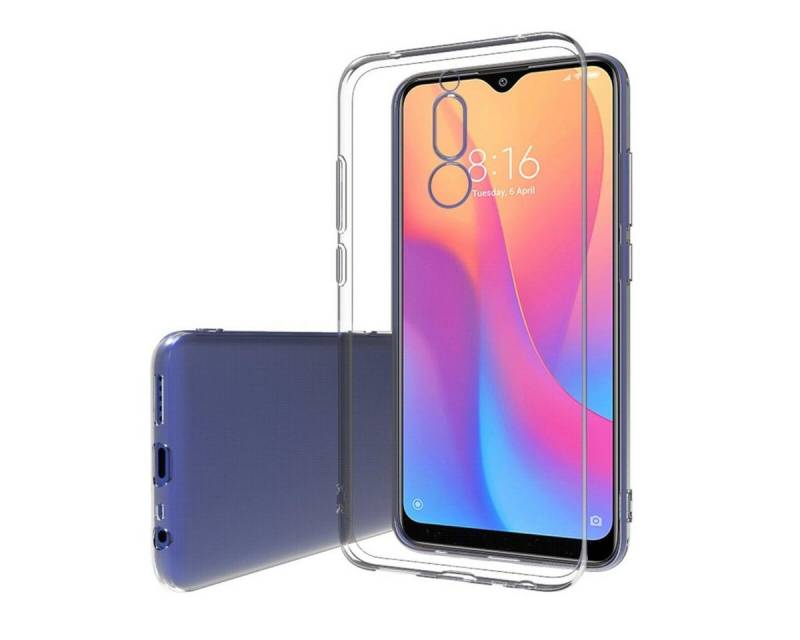 CoverKingz Handyhülle Xiaomi Redmi 8 Handyhülle Silikon Case Schutzhülle Cover Schale Klar von CoverKingz