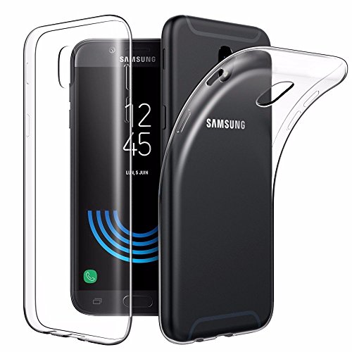 CoverKingz Handyhülle für Samsung Galaxy J5 2017 - Silikonhülle Soft Case Bumper Durchsichtig - Handy Hülle Slim Cover Transparent von CoverKingz