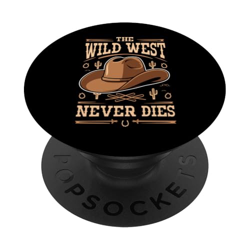 Cowboystiefel Ranch Cowboy Lifestyle Western Thema Cowgirl PopSockets mit austauschbarem PopGrip von Cowboy Western Rodeo Country Wild West Lasso