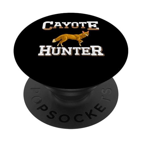 Coyote Jagd Wildtiere Schießen Tiere Jagd PopSockets Klebender PopGrip von Coyote Hunting