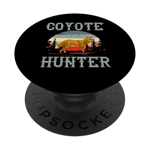 Coyote Jagd Wildtiere Schießen Tiere Jagd PopSockets Klebender PopGrip von Coyote Hunting