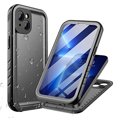 Cozycase für iPhone 13 Mini Hülle (5.4") Wasserdicht 360 Grad Schutz Outdoor Panzerhülle - Stoßfest Komplettschutz Staubschutz【Military Armor Protective Hardcase】Wasserfest Handyhülle mit Kameraschutz von Cozycase