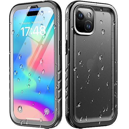 Cozycase für iPhone 14 Plus Hülle (6.7") Wasserdicht 360 Grad Schutz Outdoor Panzerhülle - Stoßfest Komplett Staubschutz【Military Armor Protective Hardcase】 Wasserfest Handyhülle mit Kameraschutz von Cozycase