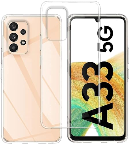 Cracksin Klar Silikon Hülle für Samsung Galaxy A33 5G Transparent Ultra Dünne klare weiche TPU Handyhülle Flexible Crystal Clear Case Cover Bumper Rückseite Cracksin Klar Silikon Hülle für Samsung Galaxy A33 5G Transparent Ultra Dünne klare weiche TPU Handyhülle Flexible Crystal Clear Case Cover Bumper Rückseite von Cracksin
