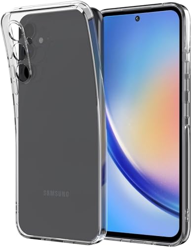 Klar Silikon Hülle für Samsung Galaxy A05s [6.7 Zoll] Transparent Ultra Dünne weiche TPU Handyhülle Flexible Crystal Clear Case Cover Bumper Rückseite von Cracksin