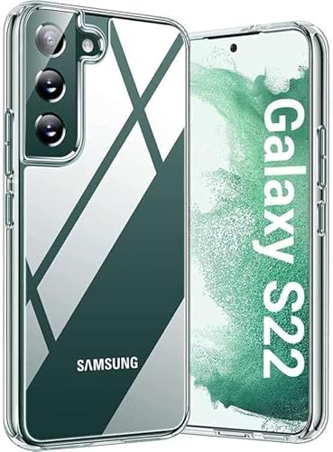 Klar Silikon Hülle für Samsung Galaxy S22 Transparent Ultra Dünne klare weiche TPU Handyhülle Flexible Crystal Clear Case Cover Bumper Rückseite Klar Silikon Hülle für Samsung Galaxy S22 Transparent Ultra Dünne klare weiche TPU Handyhülle Flexible Crystal Clear Case Cover Bumper Rückseite von Cracksin