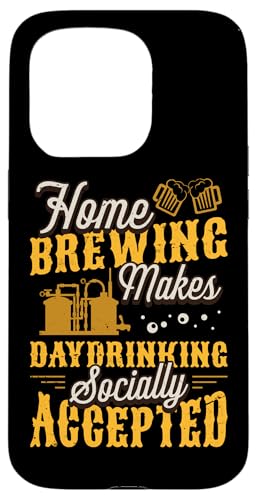 Craft Beer Brewer Lustiges Selbstbrauen Hülle für iPhone 15 Pro von Craft Beer Home Brewing Enthusiast Designs