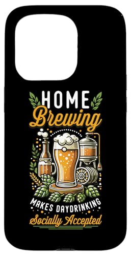 Craft Beer Brewer Lustiges Selbstbrauen Hülle für iPhone 15 Pro von Craft Beer Home Brewing Enthusiast Designs