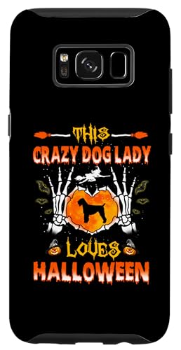 Hülle für Galaxy S8 This Crazy Dog Lady Black Russian Terrier Loves Halloween von Crazy Dog Lady Funny Puppy Dog Halloween Costume