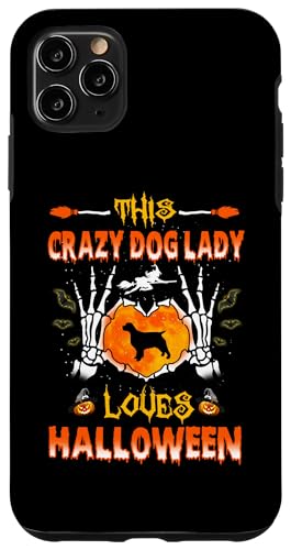 Hülle für iPhone 11 Pro Max Dieses Crazy Dog Lady English Springer liebt von Crazy Dog Lady Lustiges Hündchen-Halloween-Kostüm